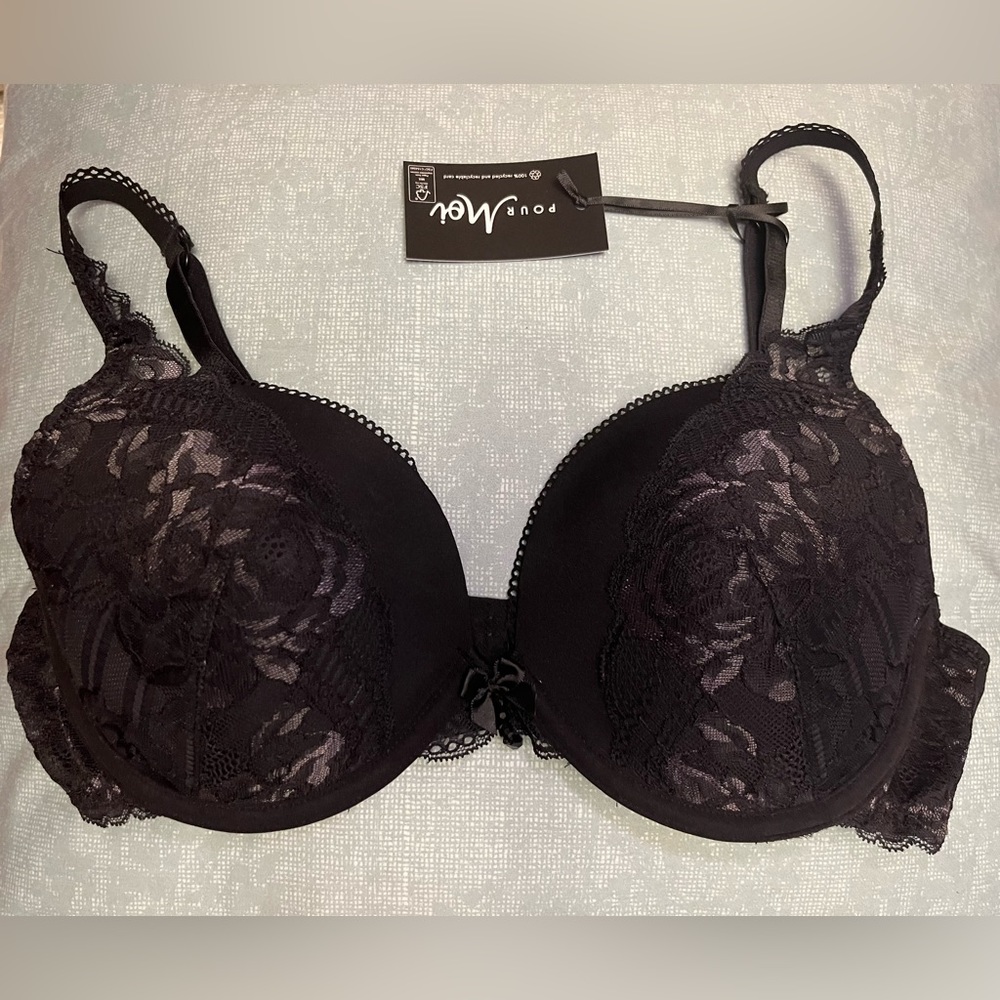 Pour Moi Ooh La La lightly lined Demi cup bra
